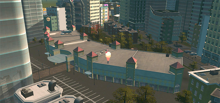 The Mall of Moderation building (Cities: Skylines)