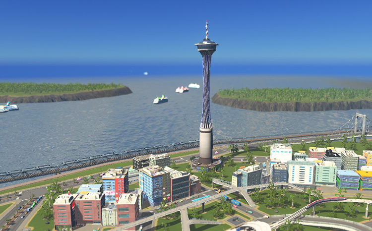 The Observation Tower / Cities: Skylines
