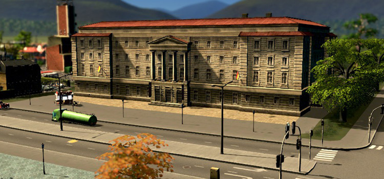 Government Offices Unique Building (Cities:Skylines)