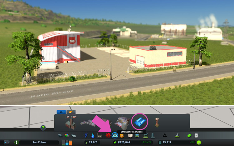The Fire Helicopter Depot / Cities: Skylines