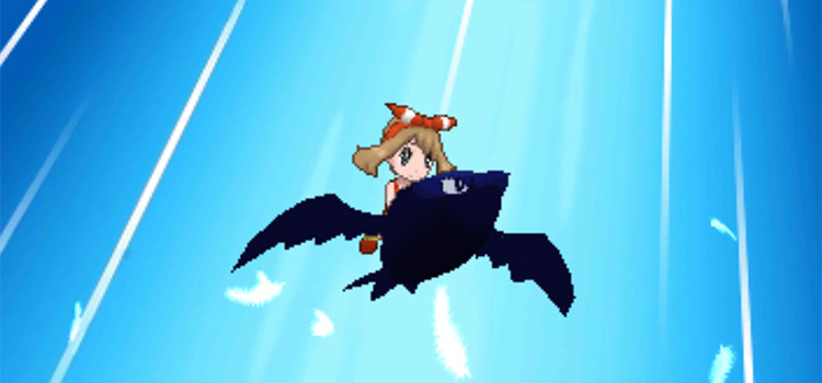 Using fly outside combat in Pokémon ORAS