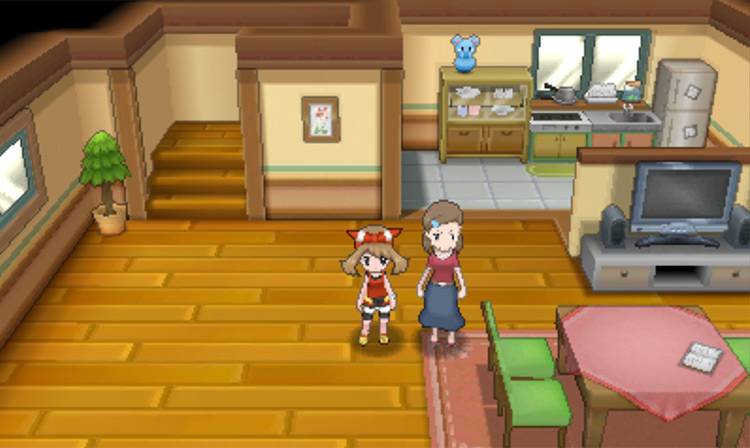Your mother in Littleroot Town / Pokémon ORAS