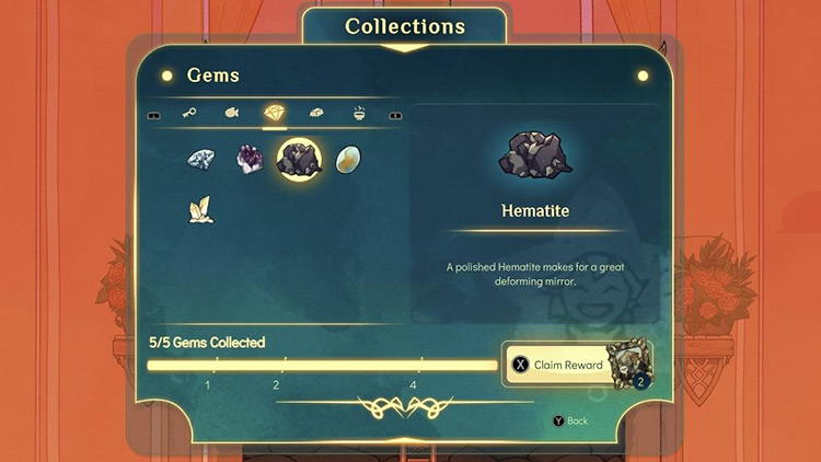 You can also collect hematite from Susan’s Museum / Spiritfarer