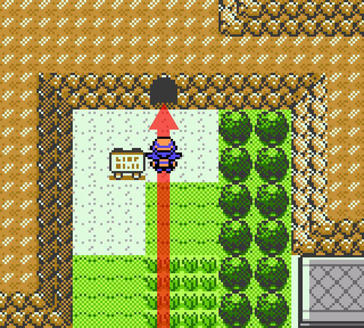 Entering Mt. Silver from Route 27 / Pokémon Crystal