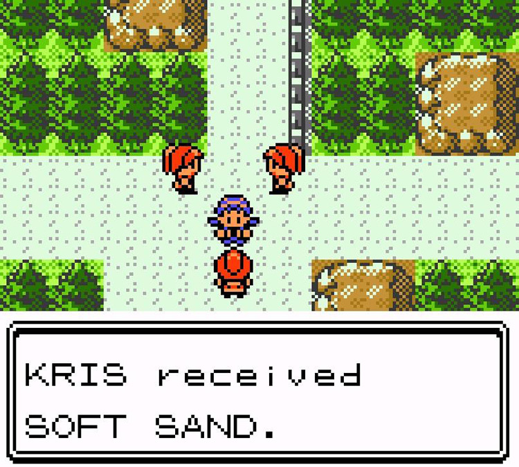 Receiving Soft Sand from Cooltrainer Kate / Pokémon Crystal