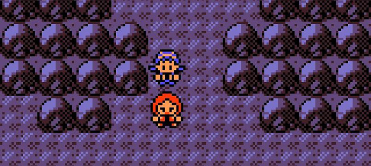 Rival turns his back on us at the Victory Road / Pokémon Crystal