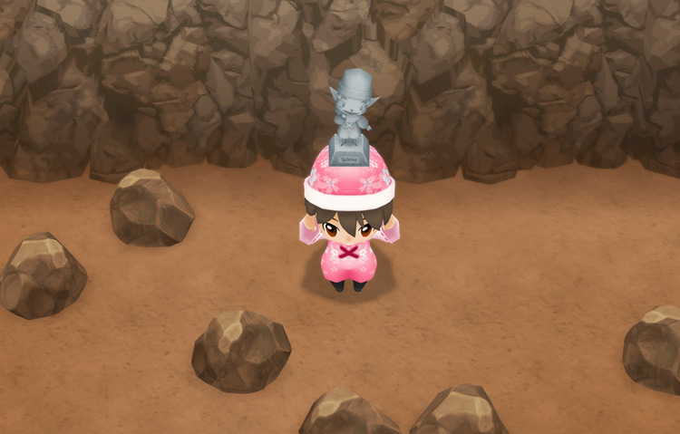 The Harvest Sprite Statue is discovered in the Spring Mine / SoS: FoMT