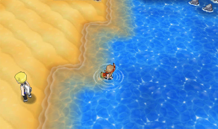 Using Surf outside of combat in Route 118 / Pokémon ORAS
