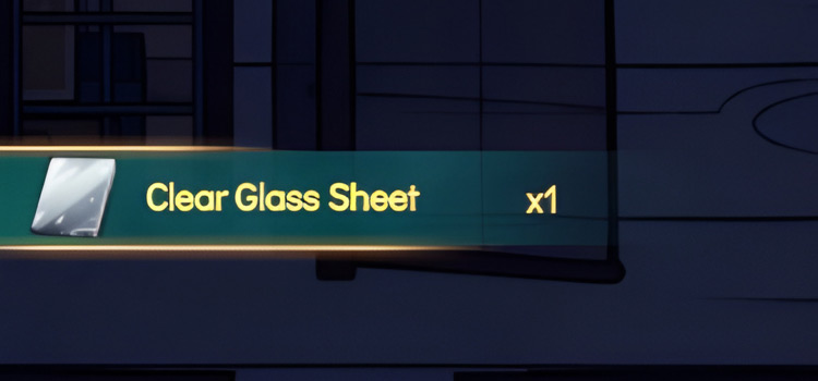 Getting x1 clear glass sheet