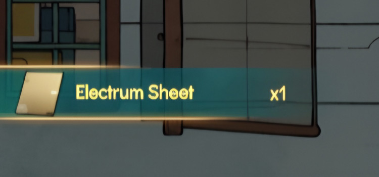Finding x1 electrum sheet