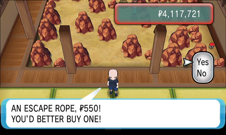 Buying an Escape Rope / Pokémon ORAS