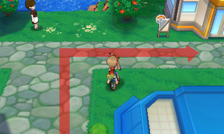 Outside the Mossdeep City Gym / Pokémon Omega Ruby and Alpha Sapphire