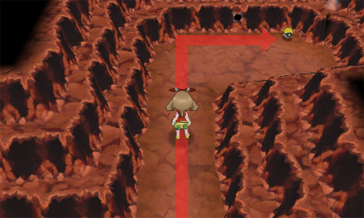 The location of TM06 Toxic / Pokémon Omega Ruby and Alpha Sapphire