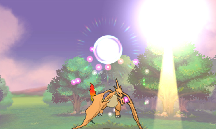 Mega Charizard Y using Solar Beam / Pokemon ORAS