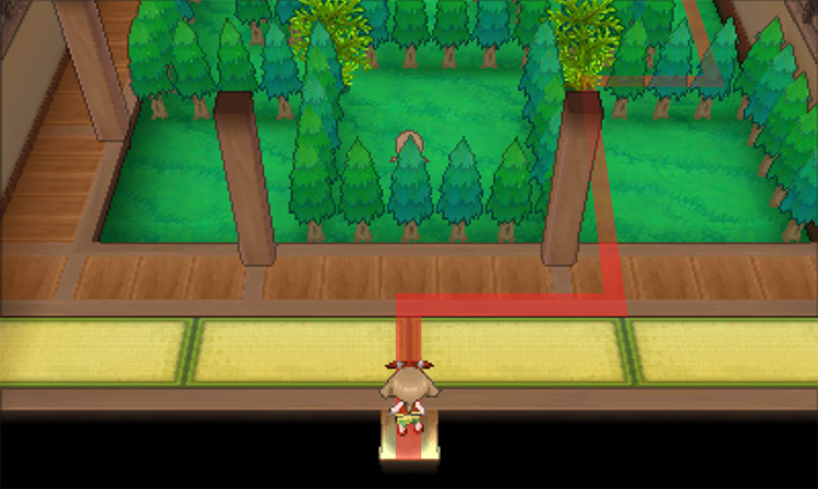 One of the mazes inside Trick House / Pokemon ORAS