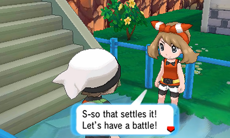 Your Rival challenging you to a battle / Pokémon ORAS