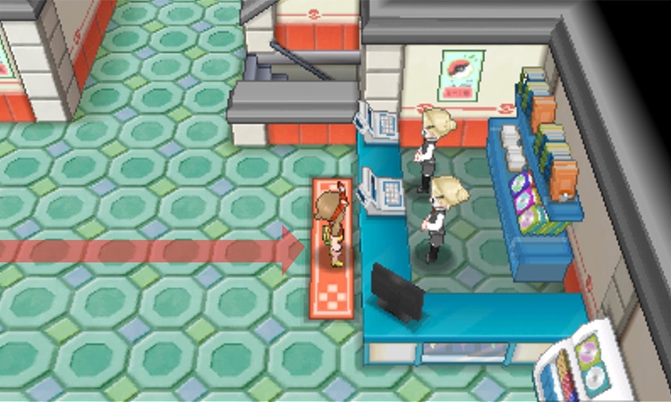On the fourth floor of Lilycove Department Store / Pokémon Omega Ruby and Alpha Sapphire