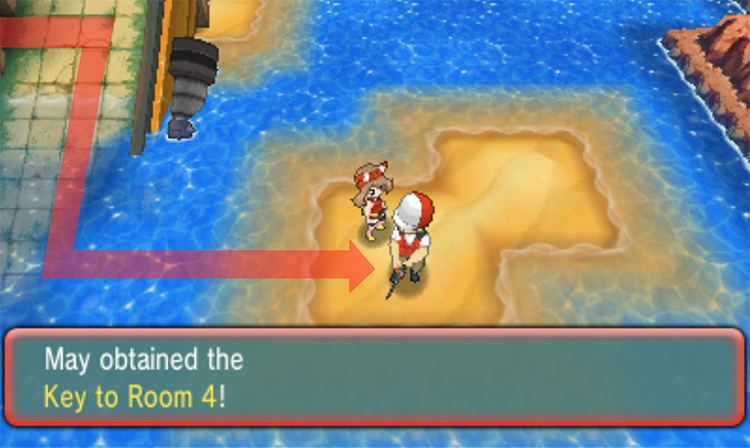 Obtaining the Key to Room 4 / Pokémon Omega Ruby and Alpha Sapphire