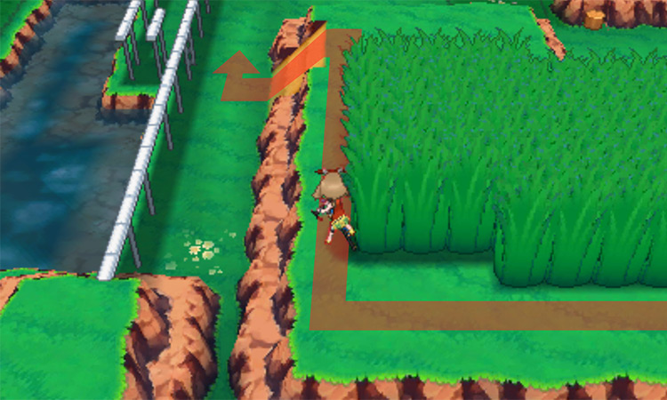 Going down the muddy slope / Pokémon Omega Ruby and Alpha Sapphire