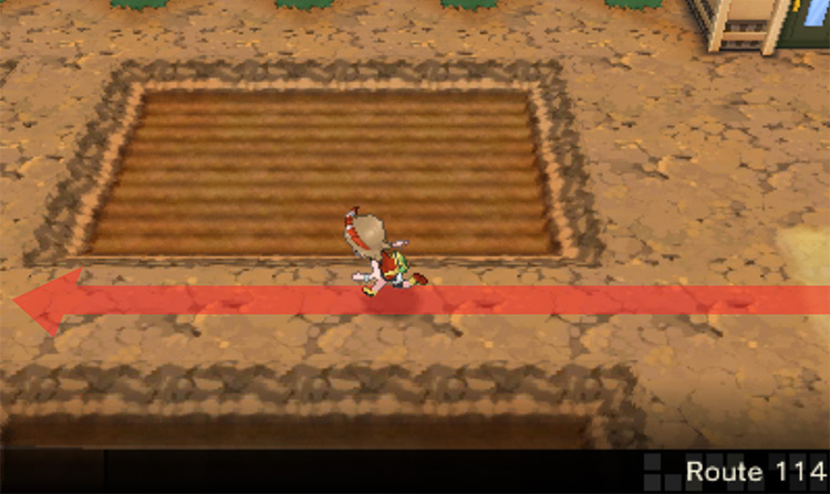 Running along Route 114 / Pokémon Omega Ruby and Alpha Sapphire