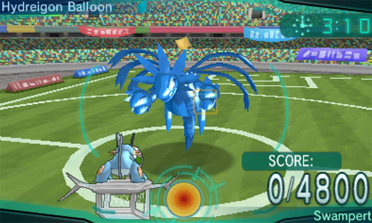 Going up against the Hydreigon Balloon from Drag Down Hydreigon / Pokémon ORAS