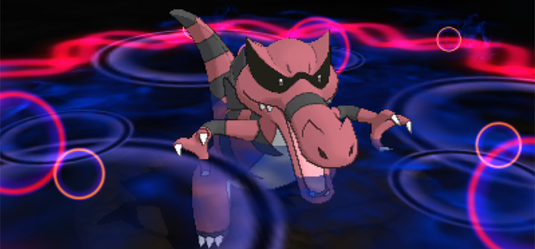 Blackglasses boosting dark-type moves in battle (Pokémon ORAS)