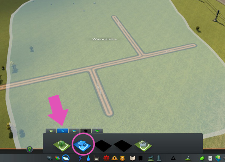 We’re going to assign the farming specialization to this district. / Cities: Skylines