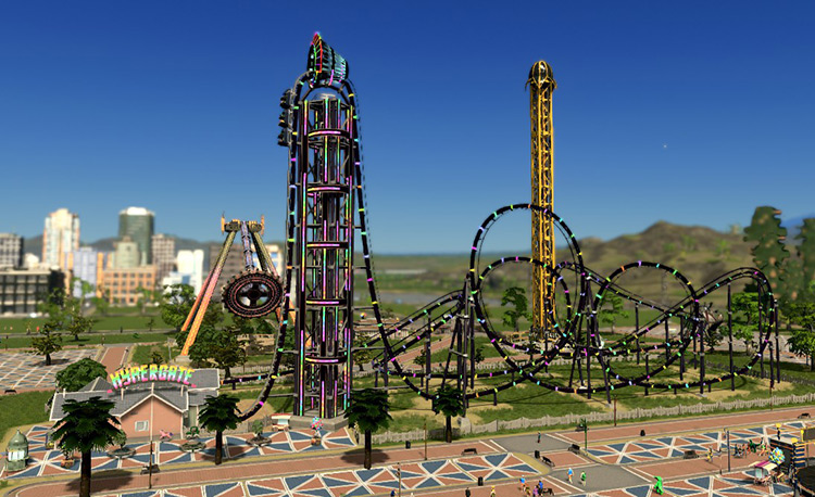You’ll need to reach level 5 in order to unlock this rollercoaster / Cities: Skylines