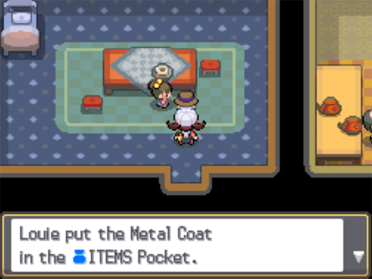 The Metal Coat reward / Pokemon HGSS