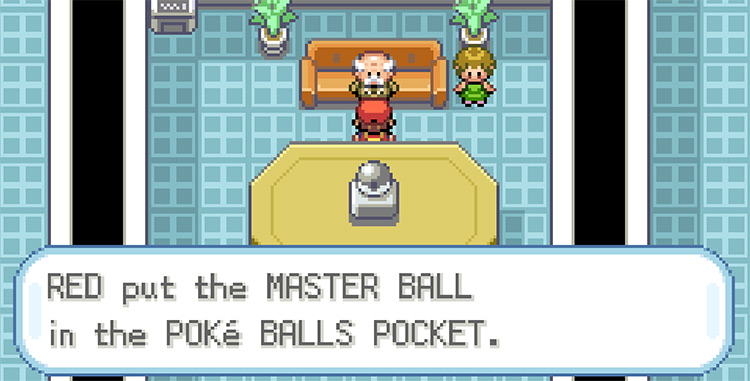 Receiving the Master Ball from the Silph Co. President / Pokemon FRLG