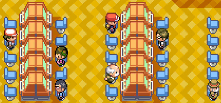 In the Celadon Casino ready for the Rocket Hideout in Pokémon FireRed