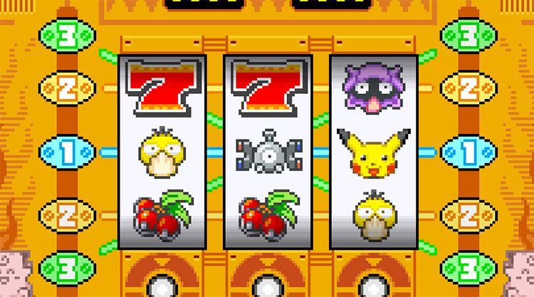 Playing the Slot Machine in the Rocket Game Corner / Pokemon FRLG