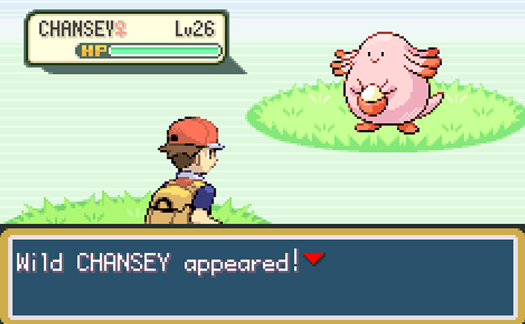 chansey fire red safari zone