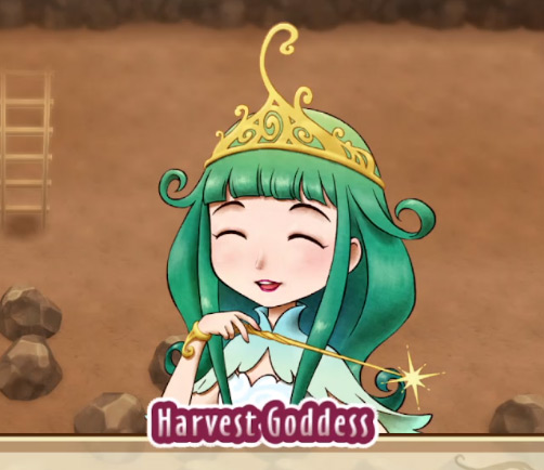 The Harvest Godss’ portrait when she talks to the farmer / SoS: FoMT