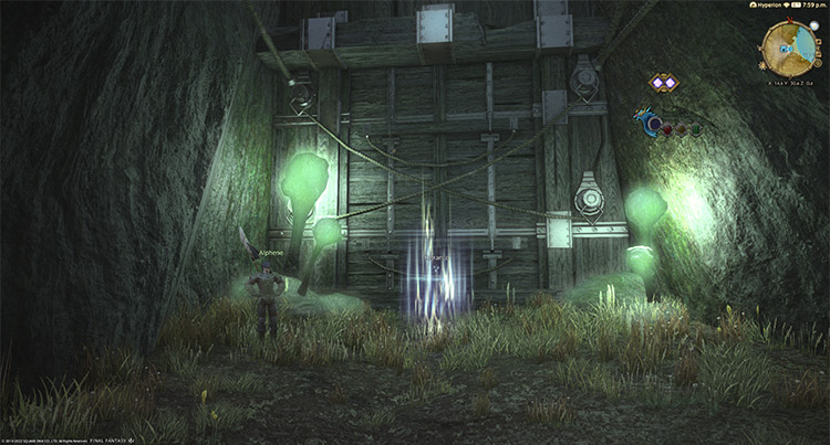 The Lost City of Amdapor entrance / Final Fantasy XIV