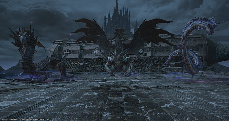 Shadow Brobinyak, Shadow Falak, and Shadow Dragon will spawn in place of Nidhogg / FFXIV