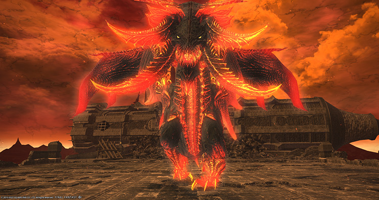 The Fiery Nidhogg / Final Fantasy XIV