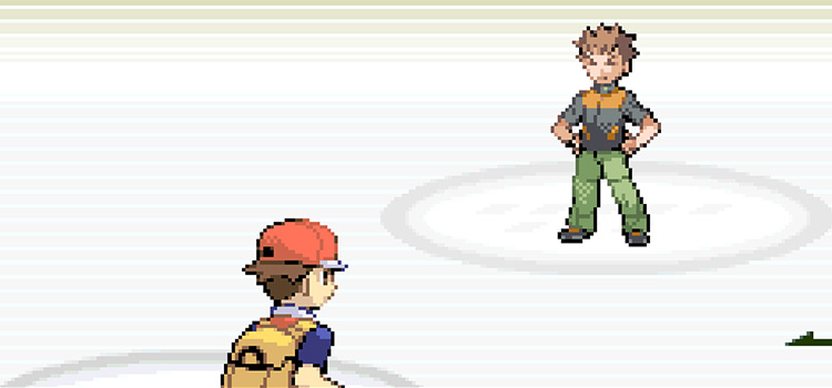 Challenging Brock to a gym battle