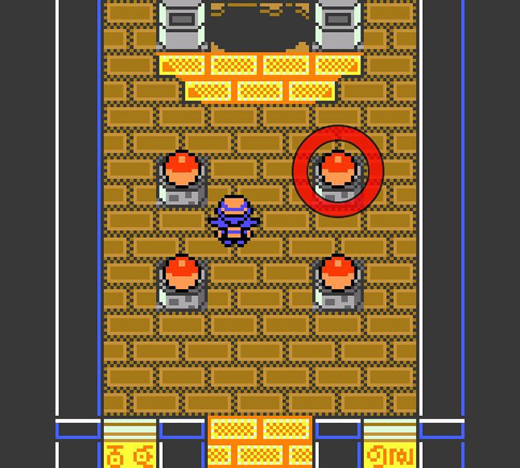 Charcoal in the hidden room of the top-left puzzle chamber (Ruins of Alph). / Pokémon Crystal