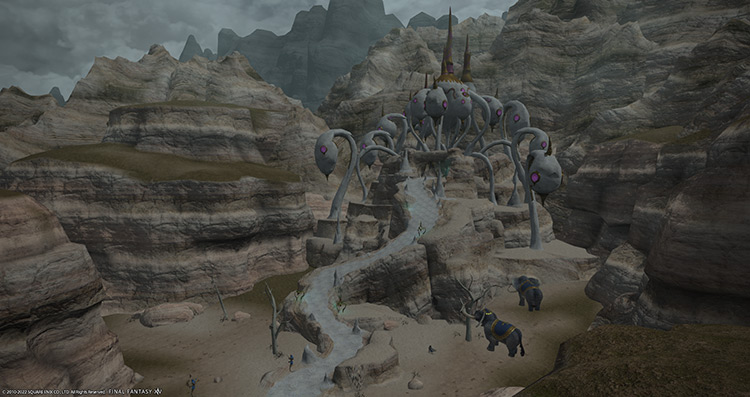 Djanan Qhat, Home of the Qalyana faction in The Fringes / Final Fantasy XIV