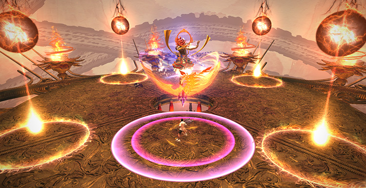 Incandescent Interlude AoEs with Rekindle markers / FFXIV