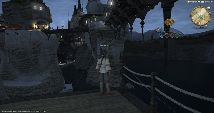 Denston overlooking the La Noscean waters / Final Fantasy XIV