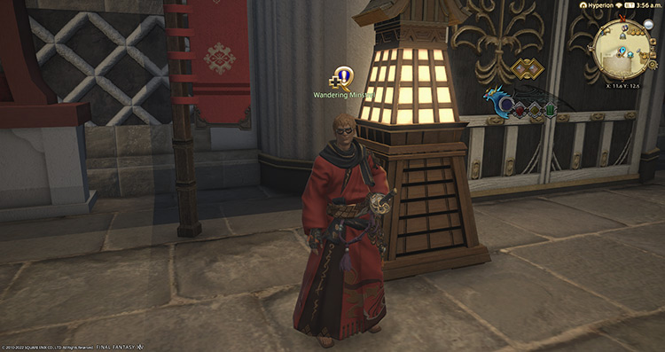 The Wandering Minstrel is ready to hear your tales / Final Fantasy XIV