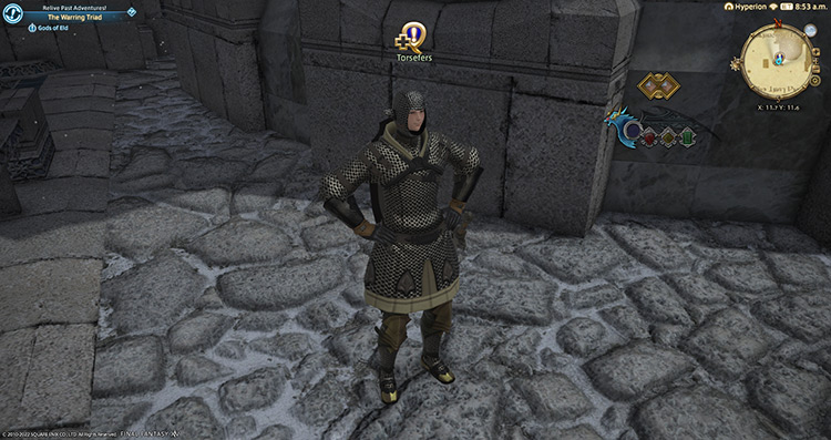 Ishgardian Knight Torsefers guarding The Pillars / FFXIV