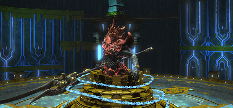 Zurvan boss in Containment Bay Z1T9 (Extreme) in FFXIV