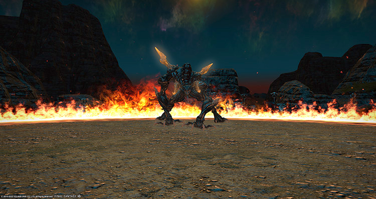 Trial Boss: Ifrit screenshot / Final Fantasy XIV