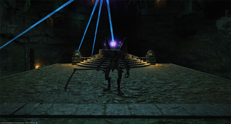 One of the three demonic voidsents guarding the cultist orbs / Final Fantasy XIV