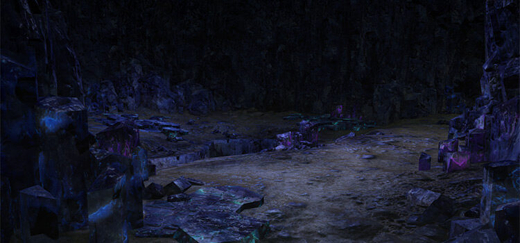 Copperbell Mines (Normal) dungeon interior in FFXIV