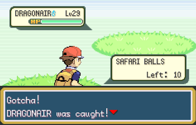 Catching a Dragonair in the Safari Zone / Pokémon FRLG