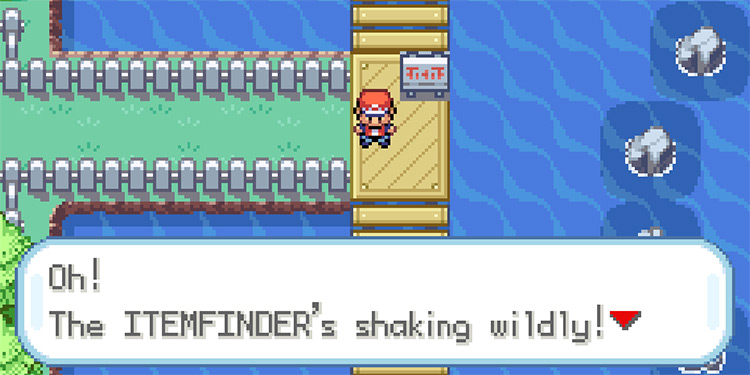 Using the Item Finder to get the Leftovers after the sleeping Snorlax is gone / Pokémon FireRed & LeafGreen